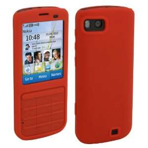 WalkNTalkOnline   Nokia C3 01 Orange Hydro Silicone Protective Case