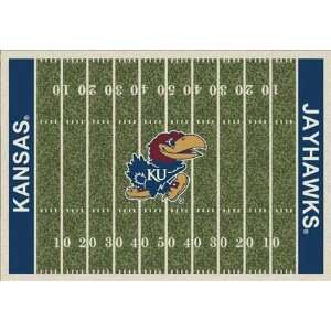  NCAA Home Field Rug   Kansas Jayhawks