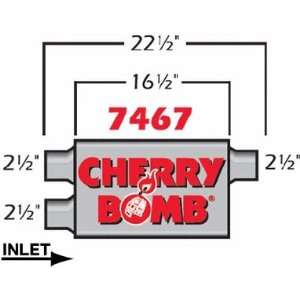  Cherry Bomb 7467 Pro Muffler Automotive
