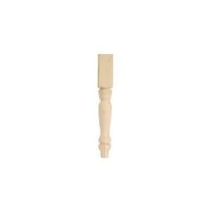  Waddell 2912 15 Country French Table Leg, Pine