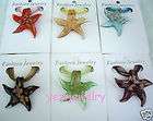 Mixed lots 24strds starfish murano glass necklaces FREE
