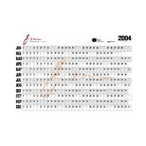  1 LH LARGE HEADER    Wall Calendar Year on a page wall calendar 