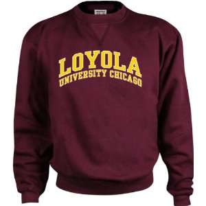  Loyola Chicago Ramblers Perennial Crewneck Sweatshirt 
