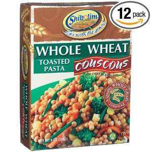 Shibolim Whole Wheat Toasted Pasta Couscous, 9 Ounce Boxes (Pack of 
