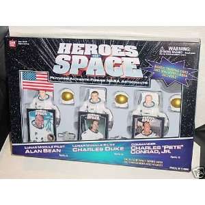  Nasa Astronauts Toy Figures Heroes of Space Playset Toys 