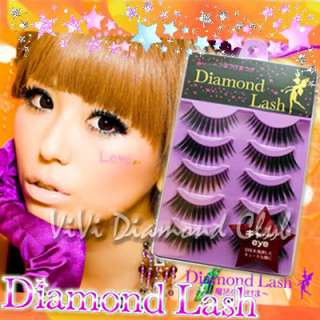 Diamond Lash False Eyelashes No.2 Cat Eyes Doll 5 pairs  