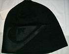 Quiksilver Men Beanie Hat knit cap Wave Logo BLACK tone on tone logo 