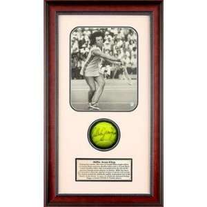 Billie Jean King Autographed Ball Memorabilia  Sports 