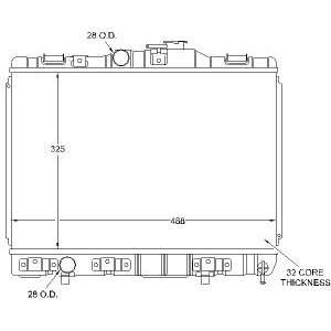  Radiator 1988 87 Toyota Automotive