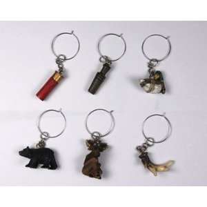 REP 6 Piece Hunting/Outdoor Wine Charms 193 Sports 