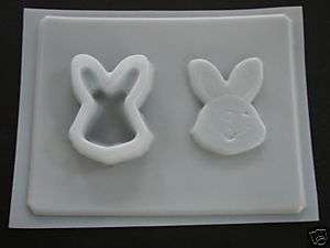 RABBIT BUNNY HEAD EASTER POUR BOX Soap Chocolate Mold  