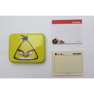 Licensed Angry Birds Stationary Office Supplies Memo Sheets in Tin Can 