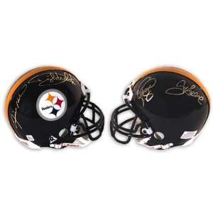  Pittsburgh Steelers Steel Curtain Defense Autographed Mini 