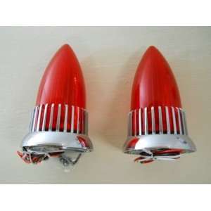  (2) 1959 Cadillac Style 40 LED Red Stop Turn Signal Tail 