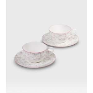  Noritake Cutie Rose   Set of 2 Cups & Saucers