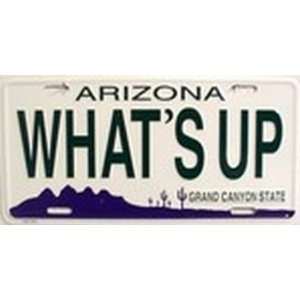   Arizona Whats Up License Plate Plates Tag Tags auto vehicle car front