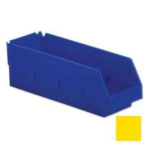  Lewisbins Plastic Shelf Bin, 4 5/16W X 12D X 4H, Yellow 