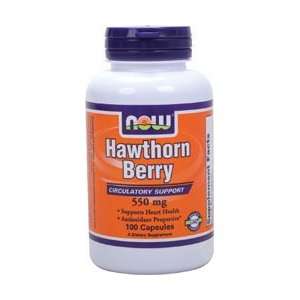    Now Hawthorn Berry 550mg, 100 Capsule