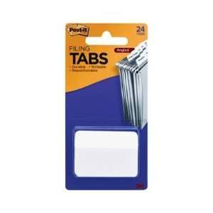  Post it Angled Filing Tabs, 2inch , Red Color Bar, 24 pack 