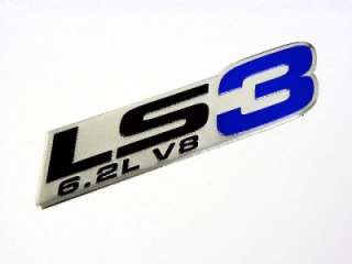 Brand New never used or Installed LS3 6.2L V8 Emblems ( Auction is 