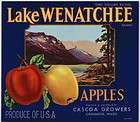 PETES BEST Vintage Wenatchee WA Apple Crate Label items in labelman 