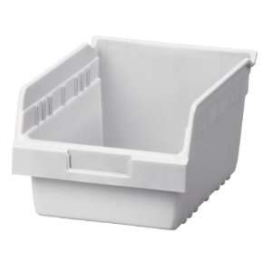 Akro Mils 30080 ShelfMax Plastic Nesting Shelf Bin Box, 12 Inch L by 8 