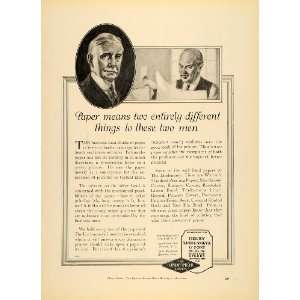 1920 Ad Henry Lindenmeyr & Sons Lines Printing Papers   Original Print 