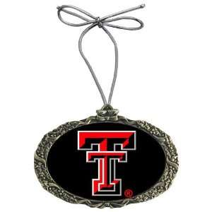 Texas Tech Red Raiders NCAA Nickel Classic Logo Holiday Ornament 