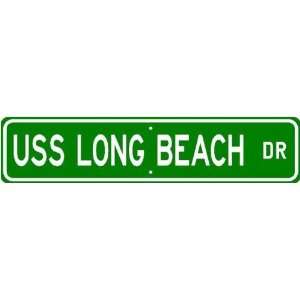  USS LONG BEACH CGN 9 Street Sign   Navy