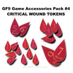  Game Pack #2 Massive Wound Markers (Red) Toys & Games