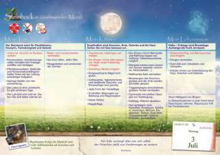 Mondkalender 2012 MOND Taschen Tisch kalender DIN A 5  