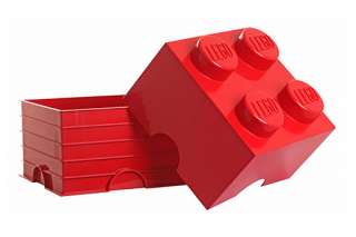 LEGO Spielzeugkiste Aufbewahrungsbox Storage Legostein Papierkorb Kopf 
