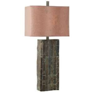  Kenroy Home Ripple SlateTable Lamp (30894SL)