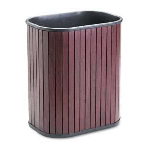    CVR09843 Advantus® WASTEBASKET,RECT,WOOD,MAH