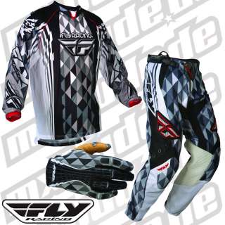 Fly Racing Kinetic 2012   Hose + Jersey + Handschuhe + Helm   Vented 