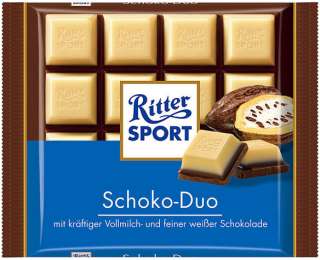Ritter Sport Schokolade SCHOKO DUO 5 x 100g  