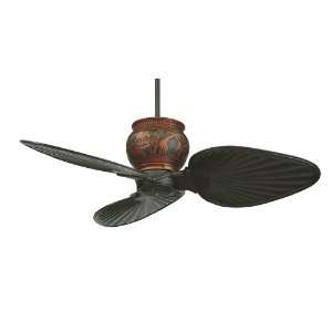  LX25ZB Treventi Ceiling Fan, Zanzibar/Black Masterpack, 3 Black Blades