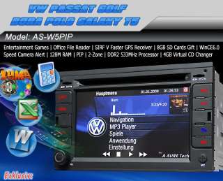 DVD GPS NAVI VW Passat B5 Golf 4 POLO Sharan GALAXY T5 BORA GAME IPOD 