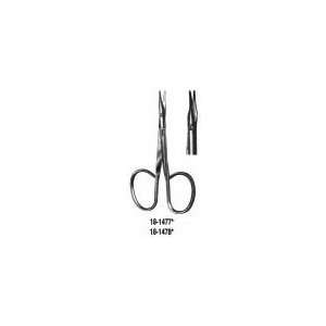   Tenotomy Scissors, 3 3/4, curved, blunt points, ribbon type (German