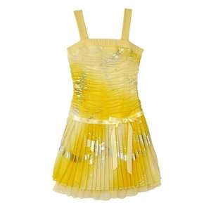 NWT IZ Amy Byer Pleated Foil Splash Dress Size 6  