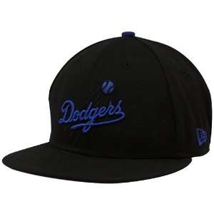  New Era L.A. Dodgers Black Tonal Pop 59FIFTY Fitted Hat 
