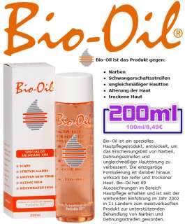 Bio Oil 200ml (100ml/8,49€) Öl gegen Narben und 