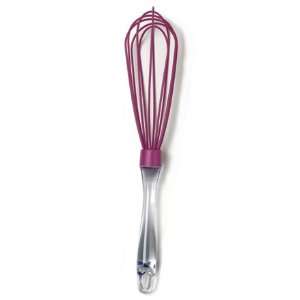  Magenta Silicone Whisk with Clear Handle By Precidio 