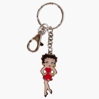 Betty Boop Betty Red Dress Enamel Key Chain (pack Of 12) Pack of 12 