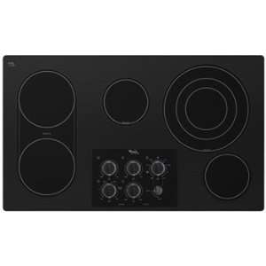  Whirlpool Gold G7CE3655X 36 Electric Cooktop with 5 