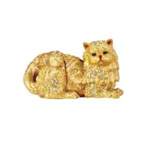  Bijorca Persian Cat Jeweled Trinket Box