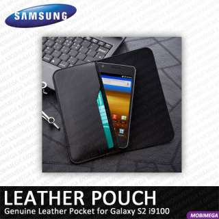  name samsung genuine leather pouch case ef c1a2lbecstd galaxy s2 