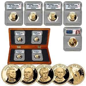    2008 PR70 ICG DCAM Set of 4 Presidential Dollar Coins Toys & Games