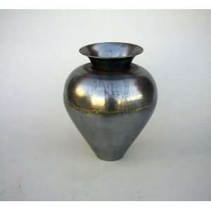  REAL SIMPLEHANDTOOLED HANDCRAFTED DECORATIVE IRON VASE 