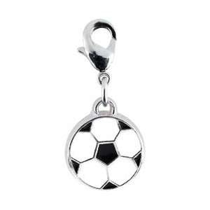  Janlynn Charmtastic Metal Clip On Charms 1/Pkg Soccer Ball 